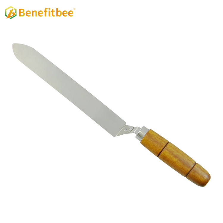 Uncapping Knife Professional Stainless Steel Wooden Handle Knife For Beekeeper