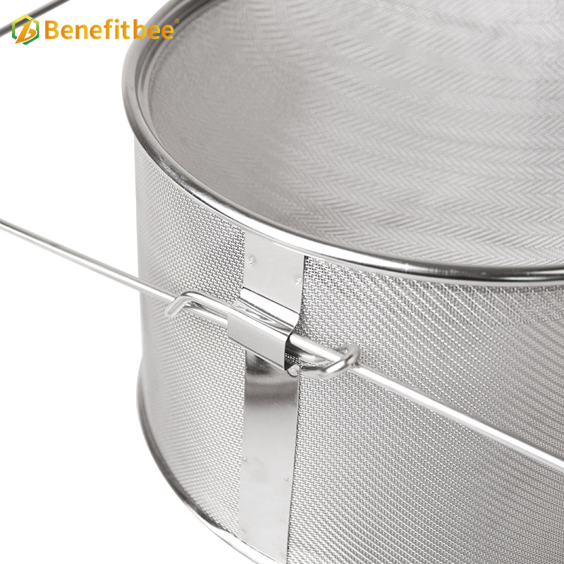 Agricultural beekeeping harvesting honey tools Stainless steel double strainer